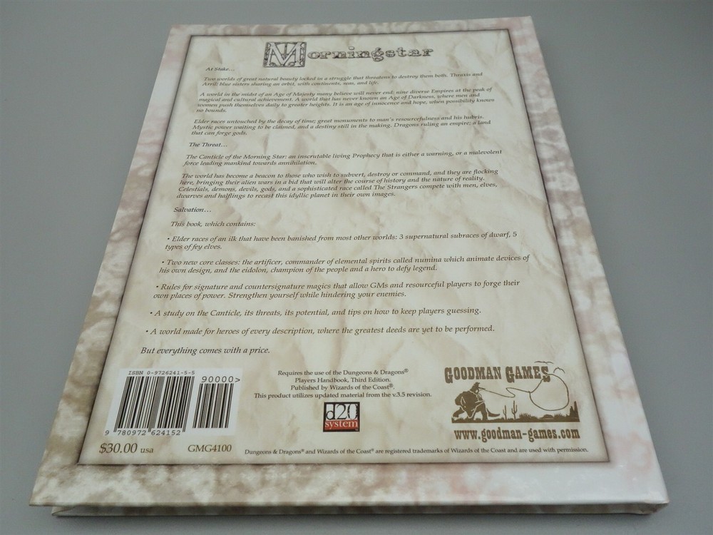 Morningstar Fantasy Campaign Setting (d20 System)