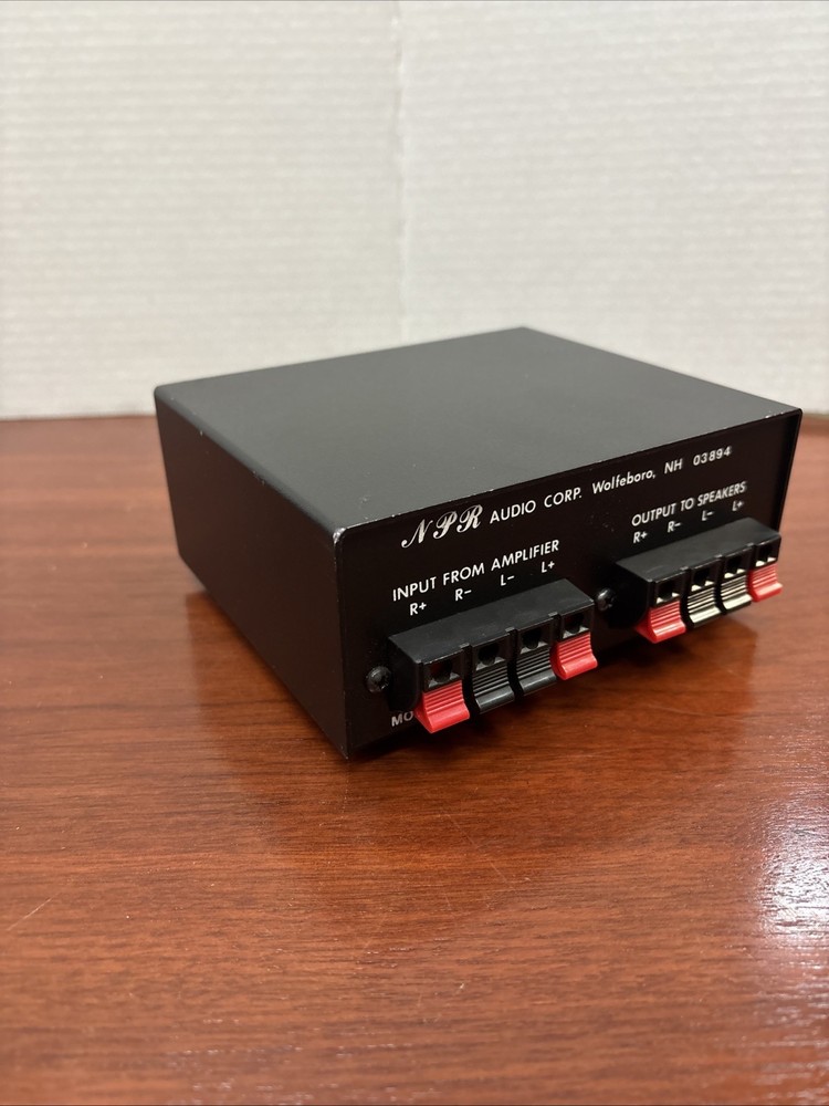 NPR AUDIO CORP Speaker Selector Switch Box Model TVC ***Untested