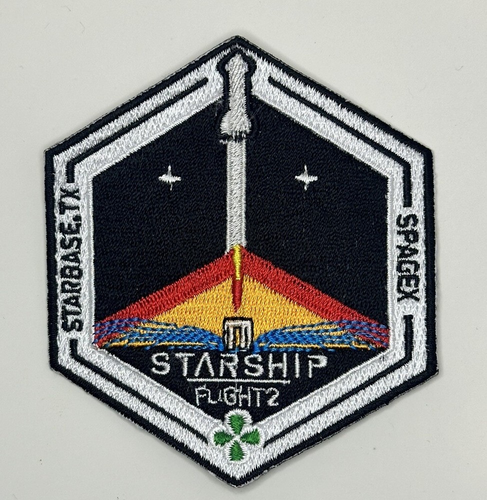 Starship Flight 2 Orbital Launch Test Flight Mission Patch 3”