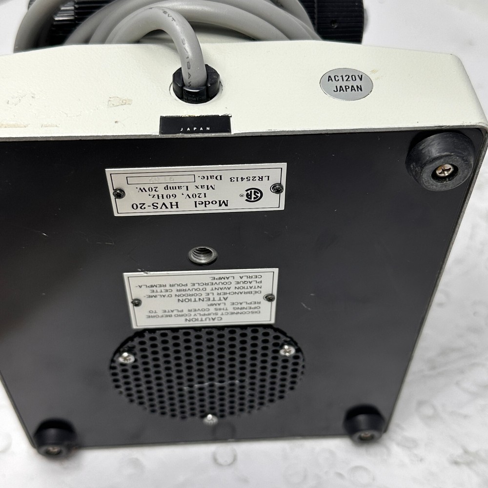 Ward's HVS-20 Monocular Compound Microscope 4 Objective Lenses Lab Scope