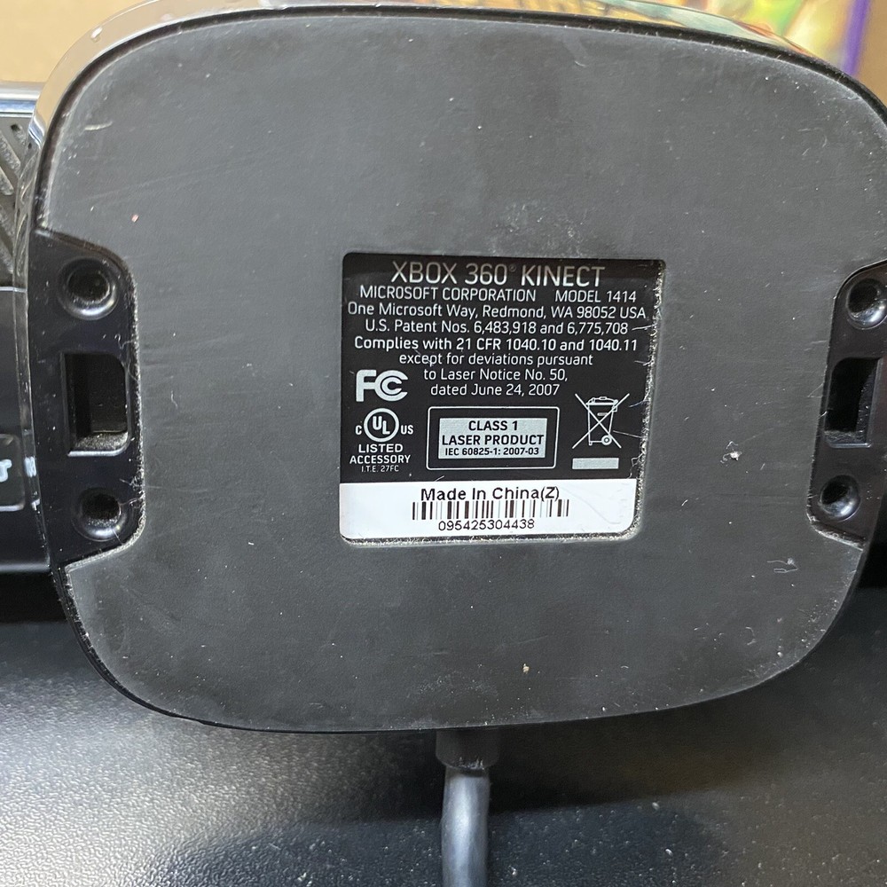 Microsoft Xbox 360 Kinect Motion Sensor Bar Black & Kinect Adventures Bundle!!