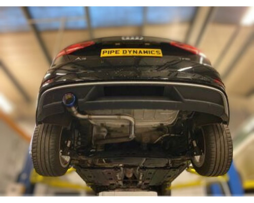 PIPE DYNAMICS AUDI A3 8V 1.0 TFSI PERFORMANCE EXHAUST - BACK BOX MUFFLER DELETE