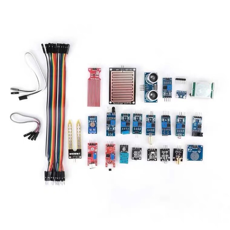22-in-1 Sensor Module Kit for Arduino Raspberry Pi Beginner Learning Starter Set