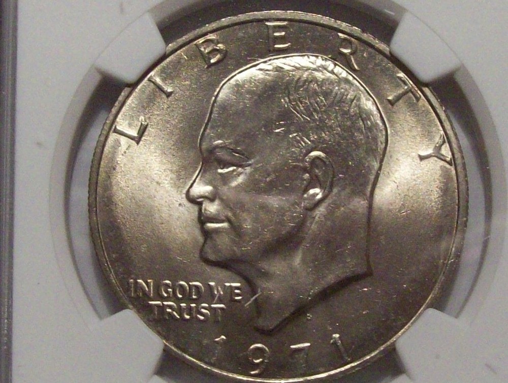 1971-D Friendly Eagle Eisenhower Dollar-NGC MS 65 #2