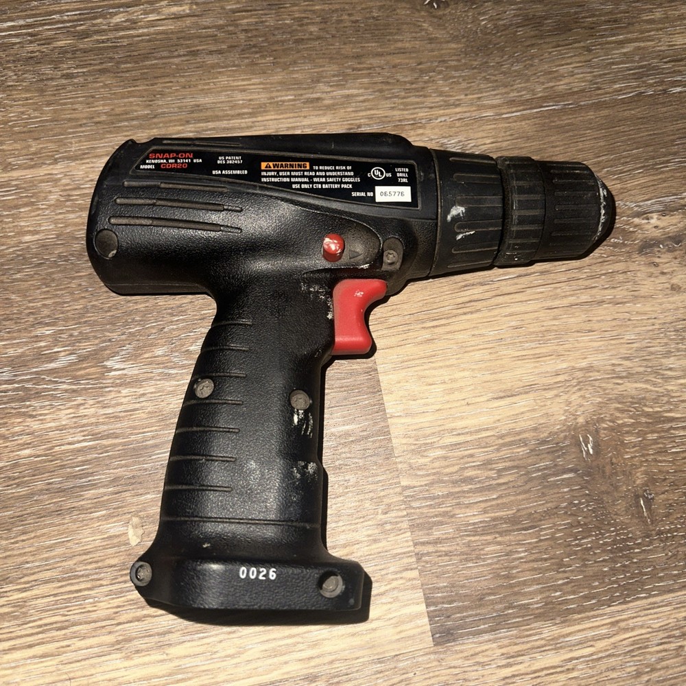 USED Snap-On 3/8 Driver/Drill CDR20 9.6v Bare Tool Only