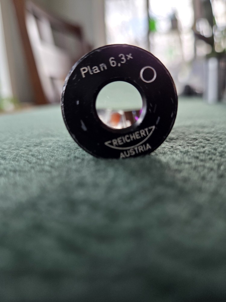MICROSCOPE EYEPIECE REICHERT AUSTRIA Plan 6.3X