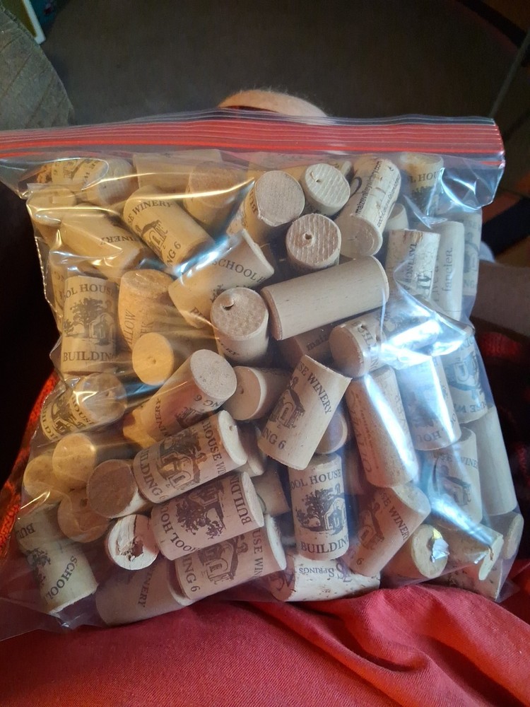 Used Wine Corks 150 Mixed Wine Corks In Gallon Size Storage Bag
