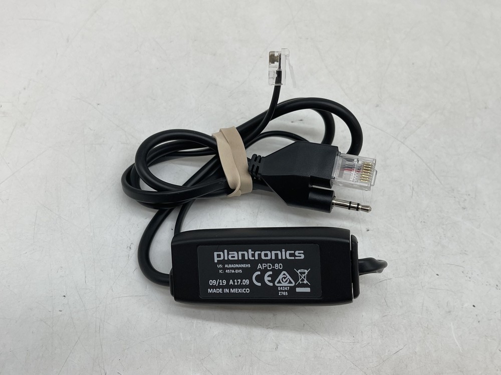 Plantronics APD-80 Electronic Hook Switch Adapter Free Shipping