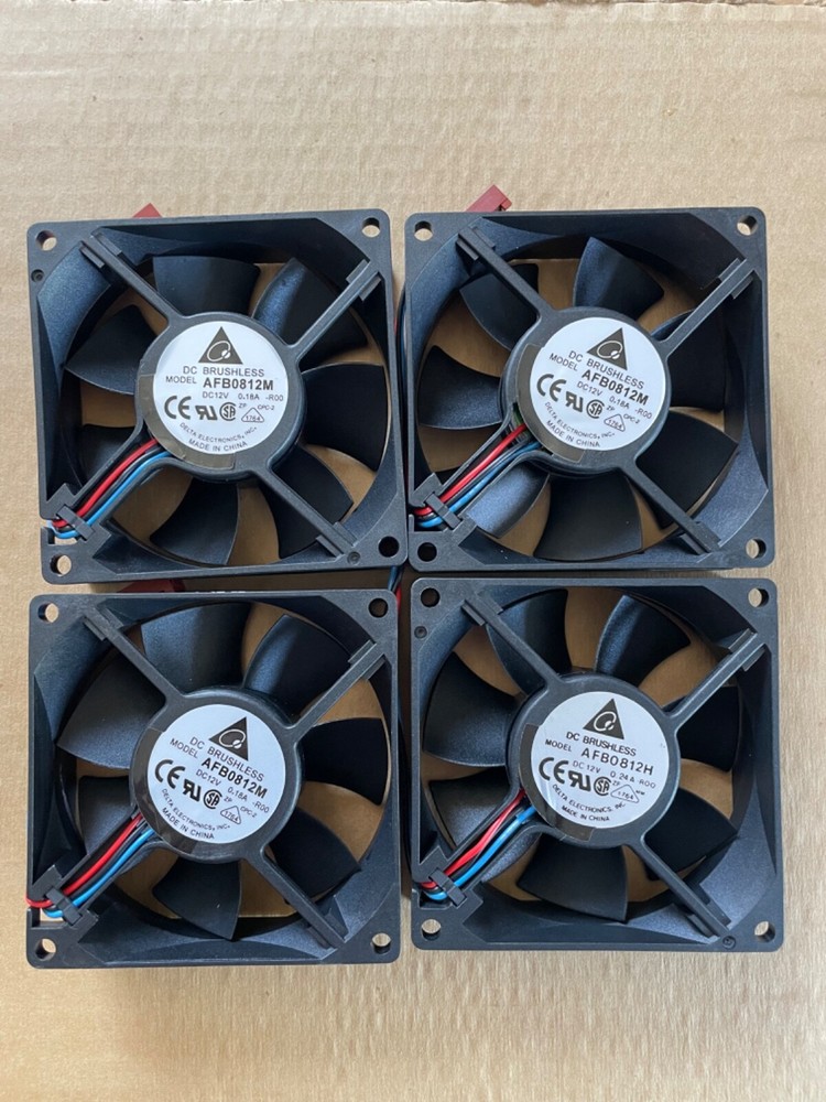 4 Pack Delta Electronics Model AFB0812M DC 12V 0.18A -R00 CPC-2