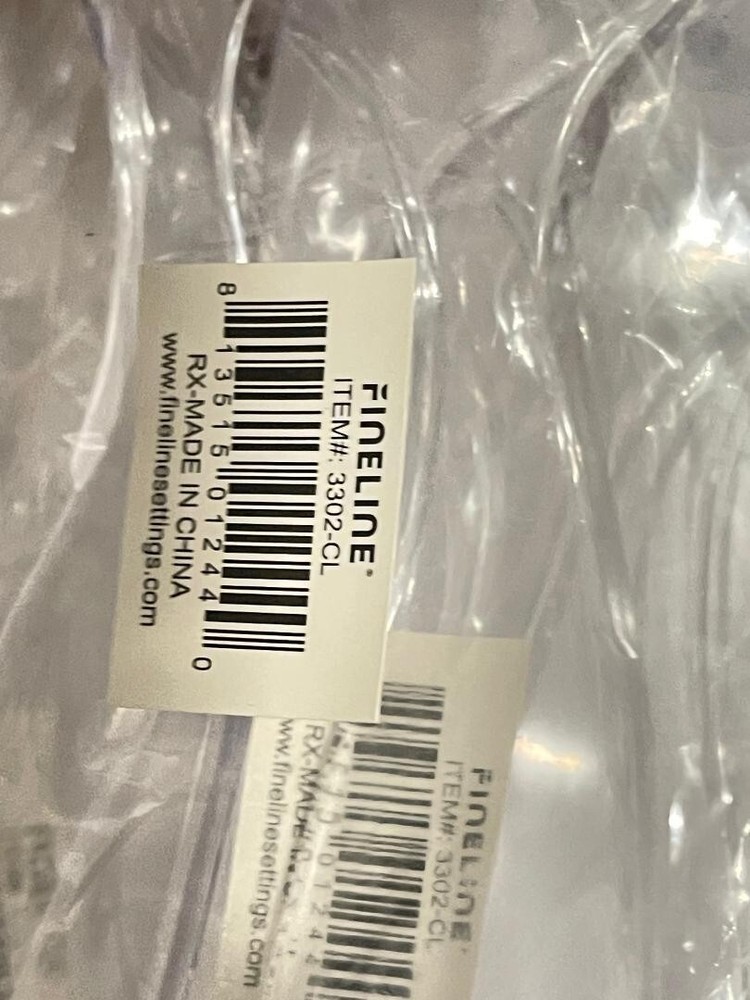 17 Fineline Settings Clear Serving Spoon 8.5" 3302-CL(Y7)