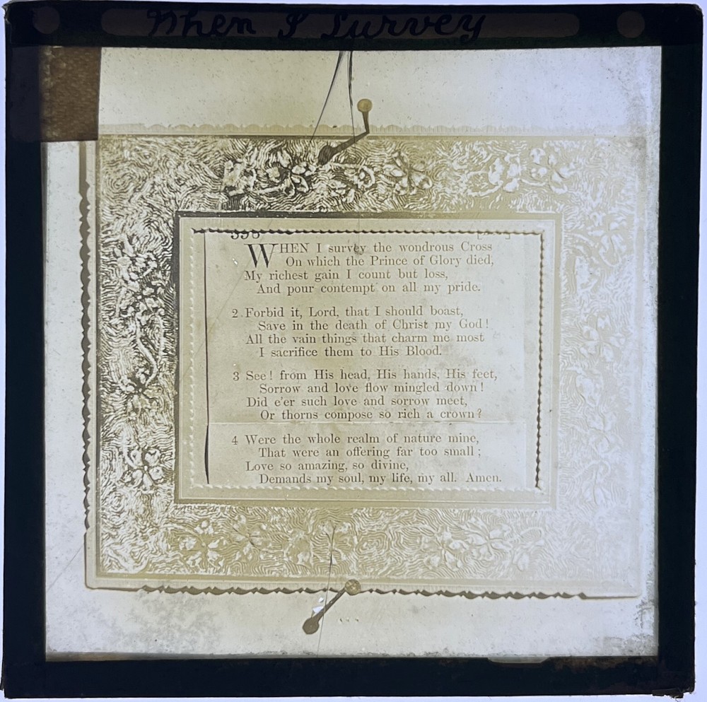 3 Hymns on Magic Lantern Slides (I1)