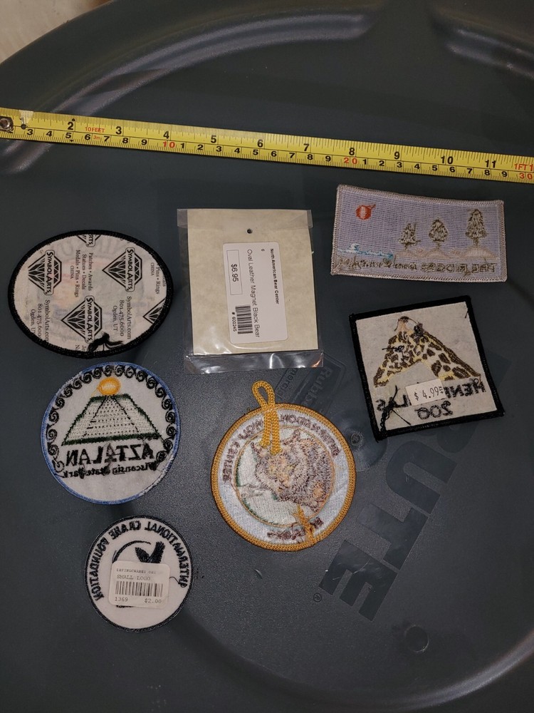 6 Patches And 1 Magnet Leather Ely,...