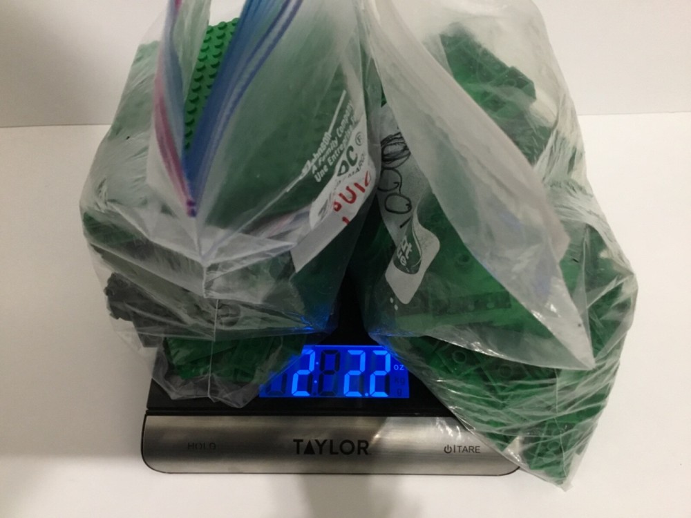LEGOs (Green color) 2.2 Lb