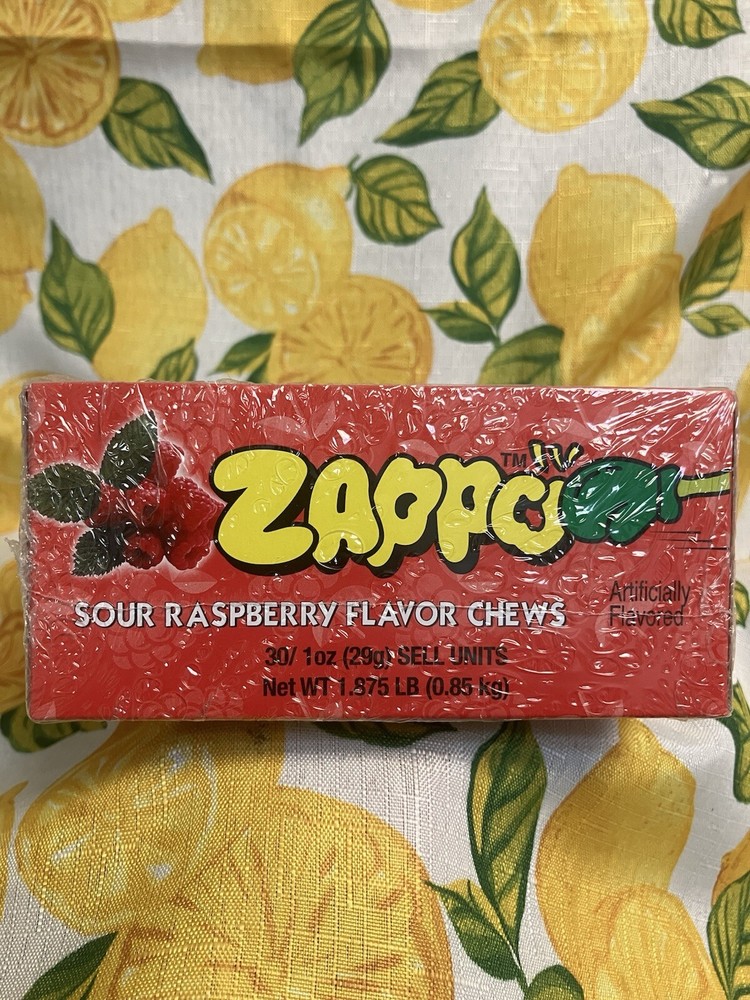 Zappo Sour Raspberry Flavor Chews