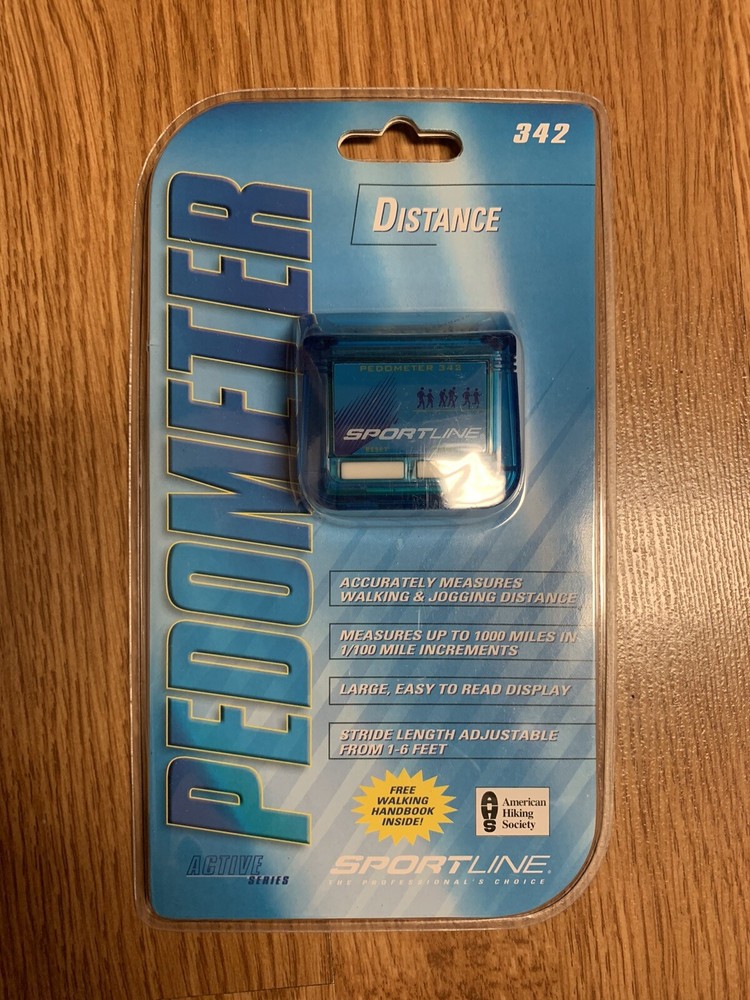 SPORTLINE ELECTRONIC PEDOMETER WALKING JOGGING #342