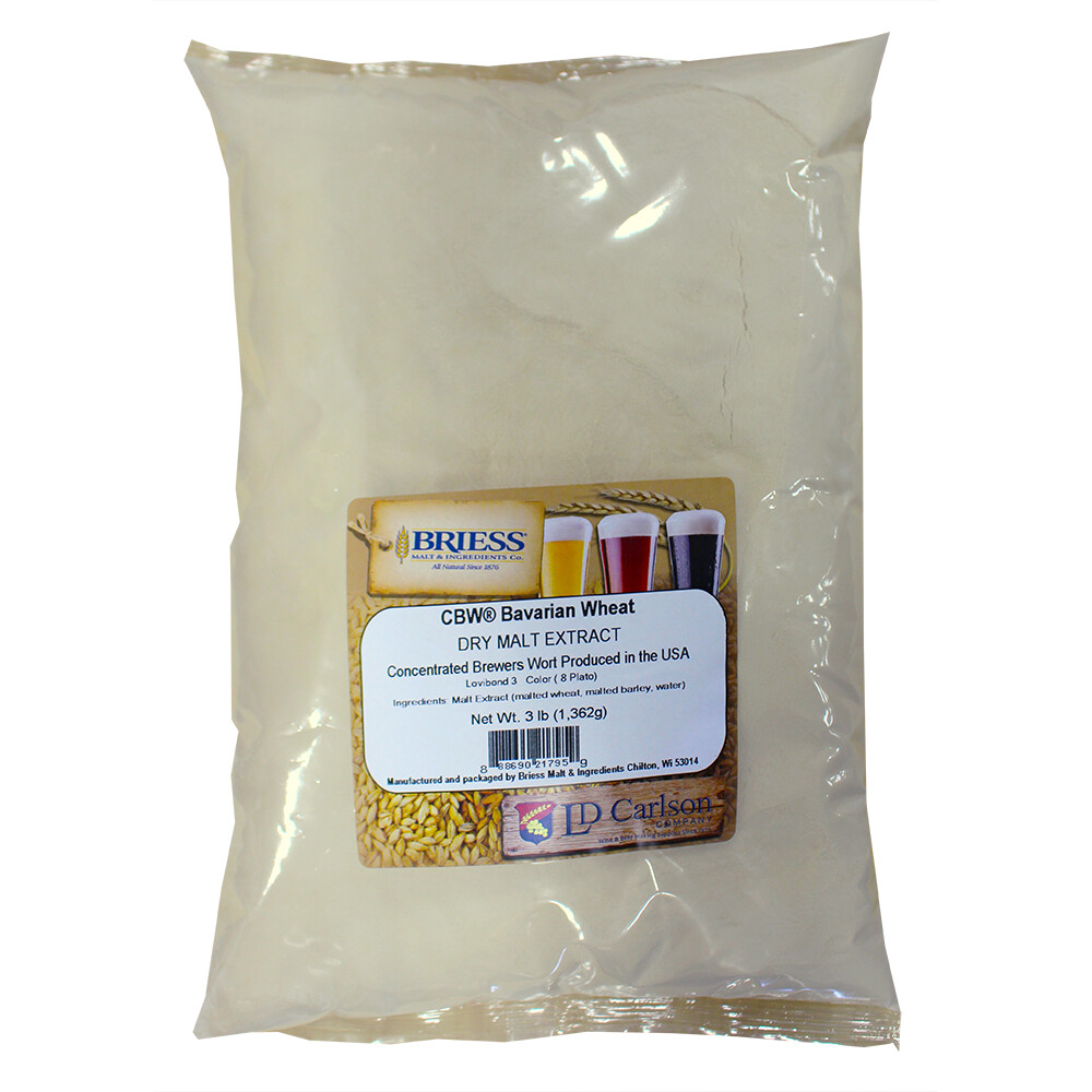 Briess Wheat Dry Malt Extract 3 lbs for Home Brew Beer Making