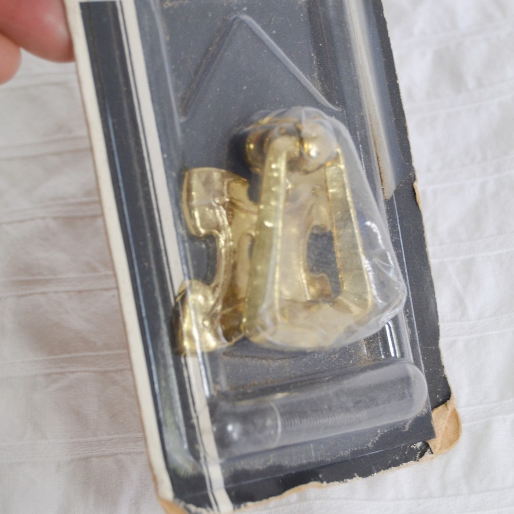 Vintage Regal Brass Pull Handle x1, Cabinet Drawer Cupboard Pull