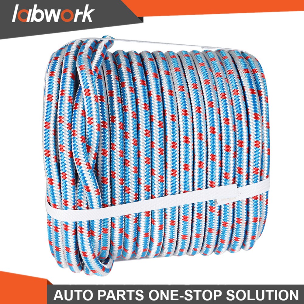 Labwork 1/2"×100' 16 Strand Braided Nylon Polyester Arborist Tree Rope