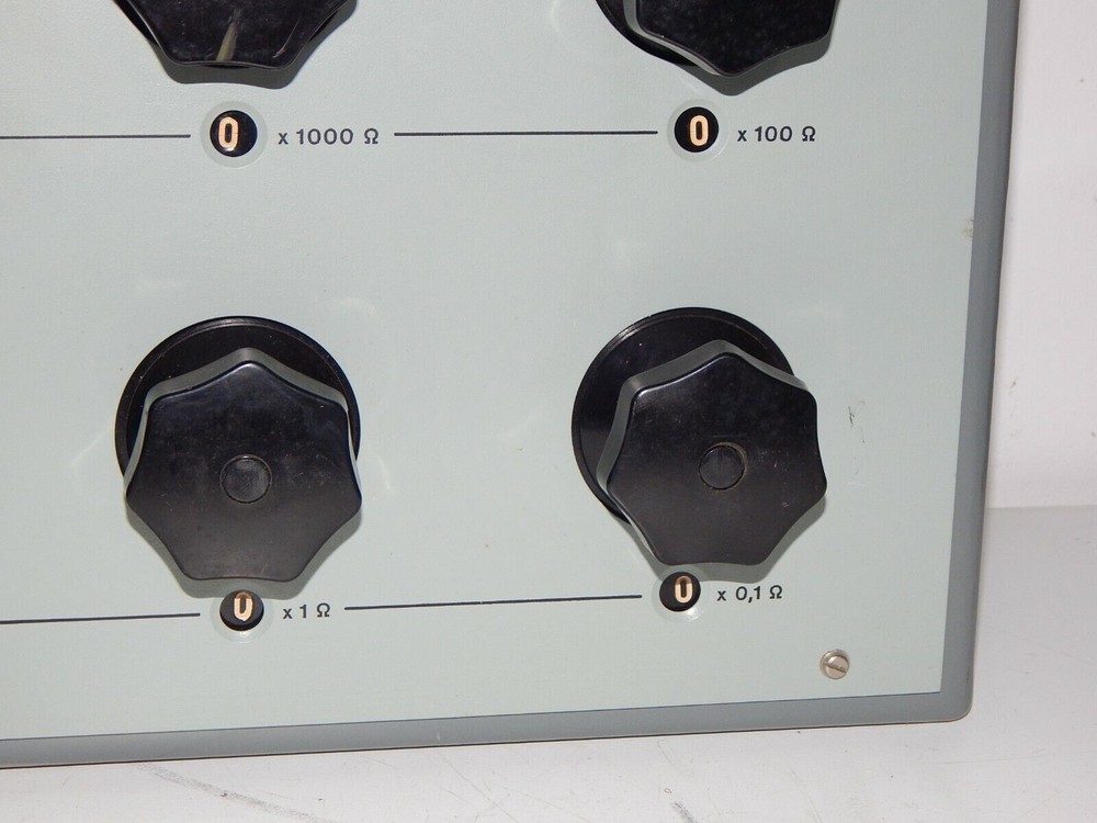 Measuring device precision crank resistance Type II VEB resistance box...