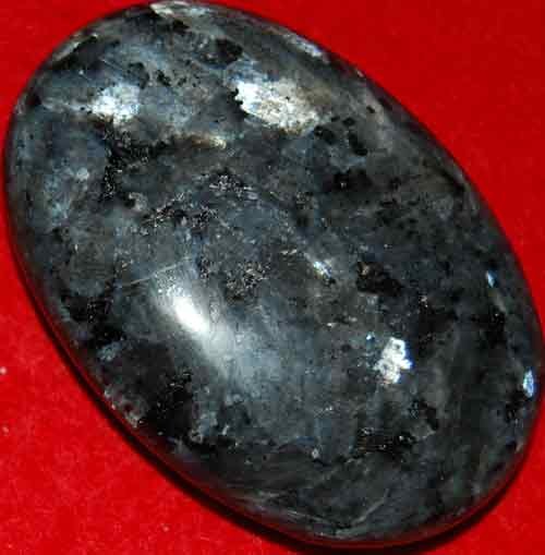 Larvikite Soap-Shaped Palm Stone #5