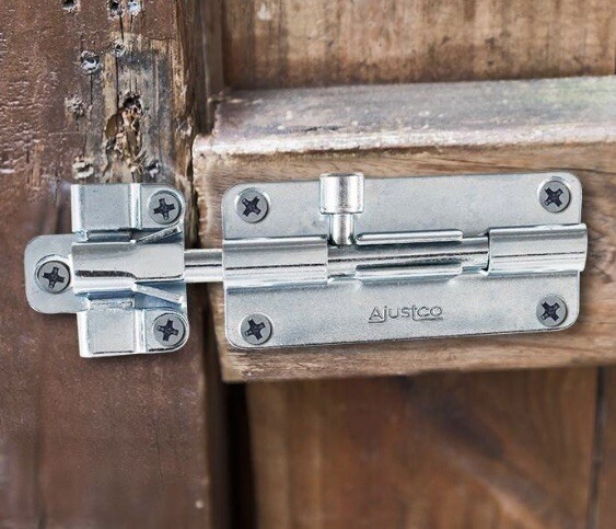 Ajustlock 4in Zinc Barrel Bolt