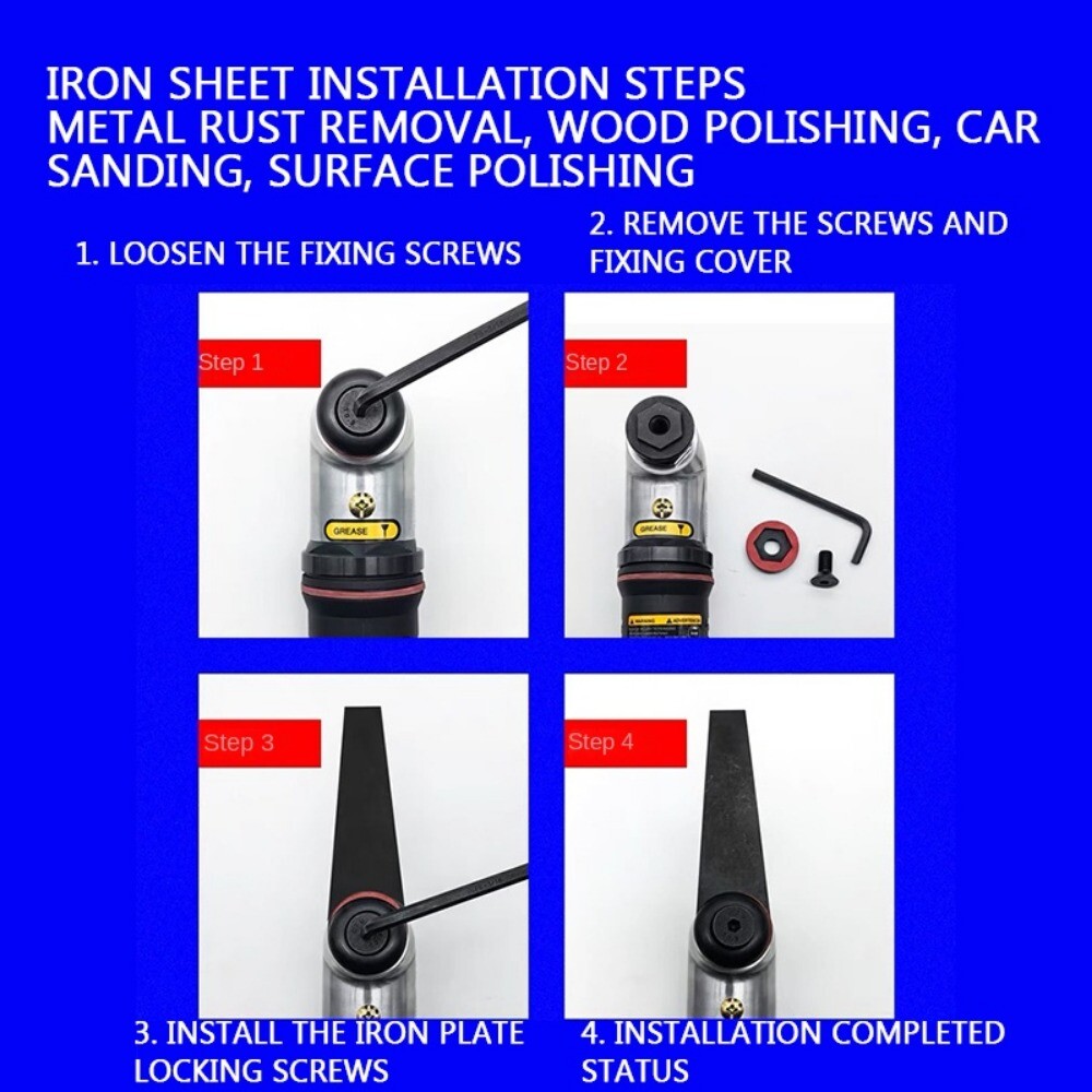 Pneumatic Scraper CA6014 Vibration Polishing Gap Surface Grinding Machine