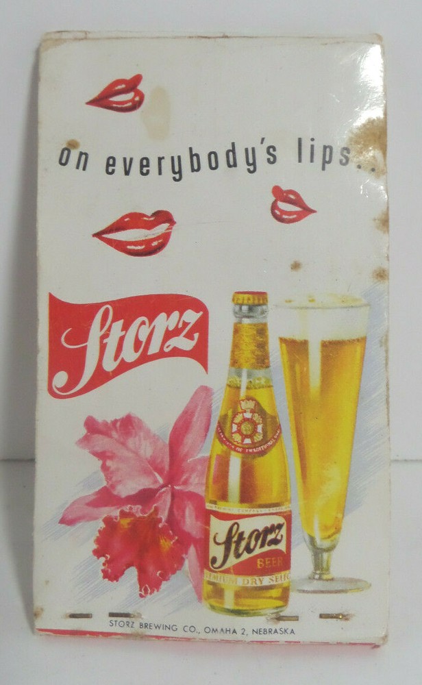 Strorz beer advertizing notepad (B2)