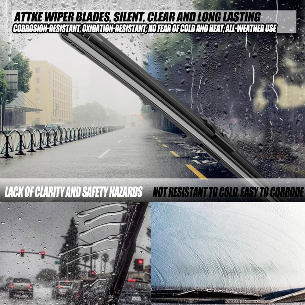 OEM Quality Front Windshield Hook Wiper Blades OE Original Style (22″+22″ Front
