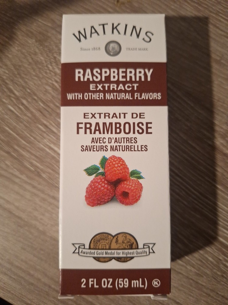 Watkins Raspberry Extract 2 FL OZ best by 2028