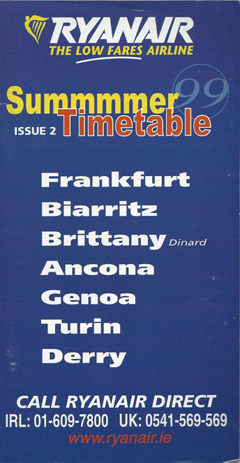 Ryanair system timetable Sum 99 [0121] Buy 4+ save 25%