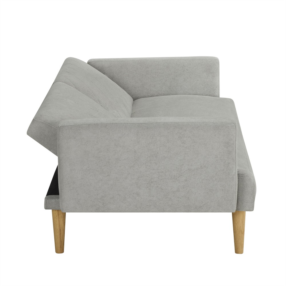 Multi-Functional Futon Sofa Single Bed Sleeper Convertible Couch Foldable Modern