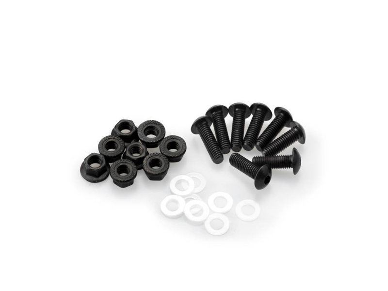 Puig Black Anodized Screen Screw Set With Nuts