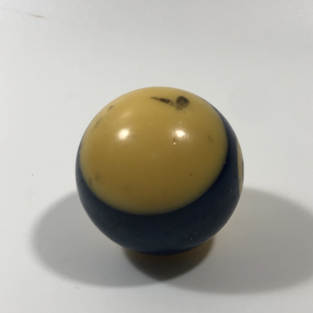 Vintage Pool Ball Billiard #10 replacement Blue Stripe