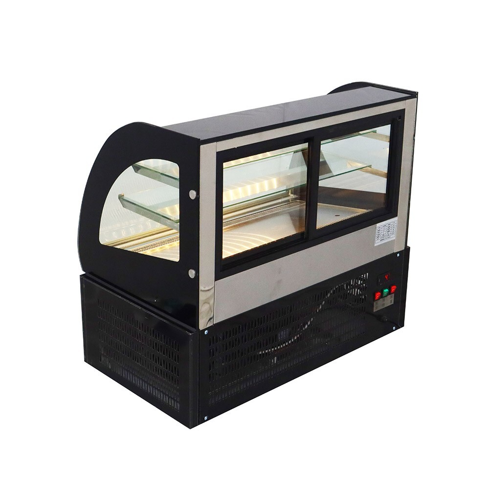 Countertop Display Refrigerators Cake Bakery Showcase Drinking Cooler w/LED 220V