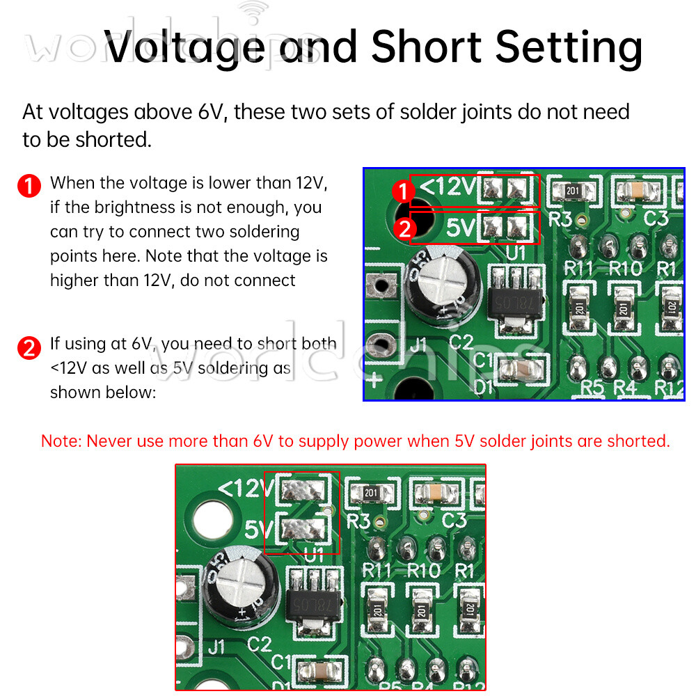 DC4-40V 0-9999 Electronic Digital Counter Module With Power Cut Memory Function