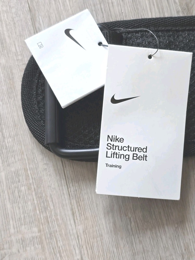 Nike Structured Training Belt 2.0 Size Large, Black/Volt Unisex NWT
