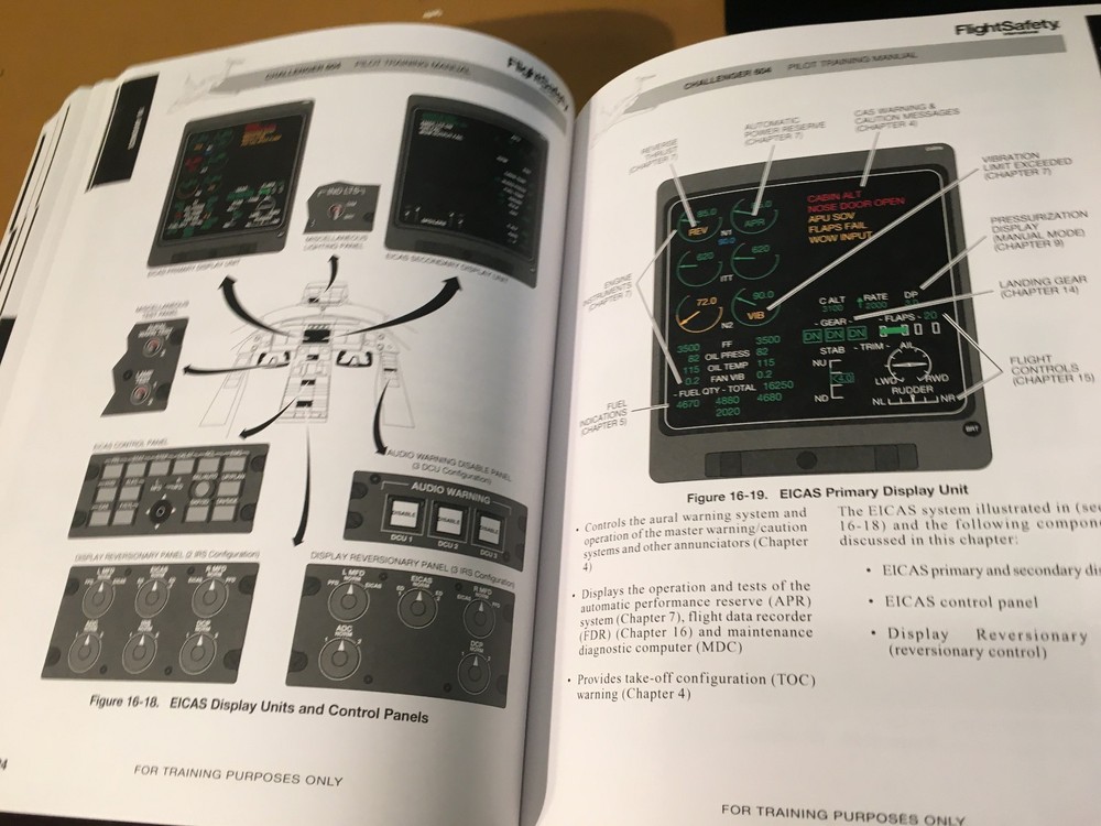 Bombardier Challenger CL-604 Pilot Training Manual
