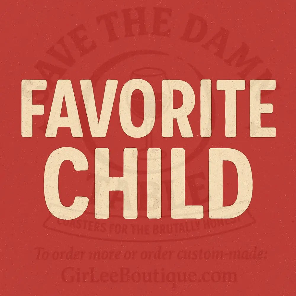 Handmade Coaster: Official Since Birth