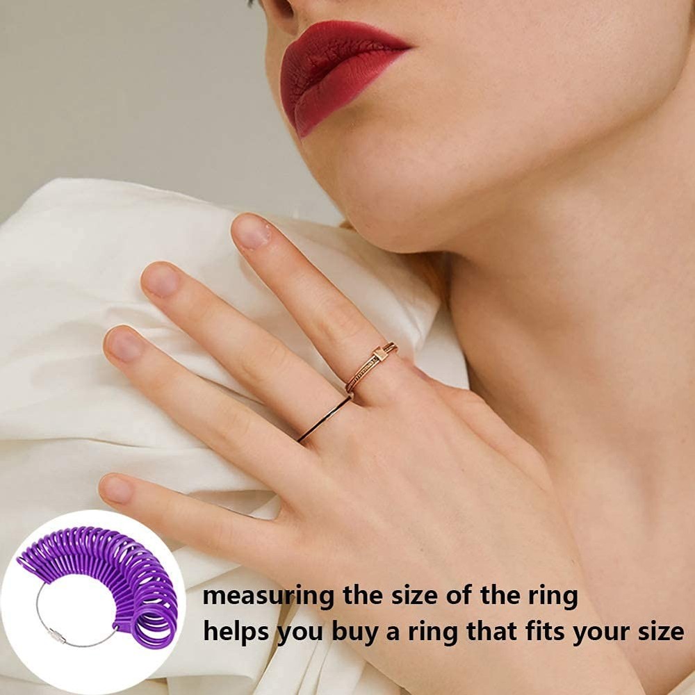Ring Sizer Gauge Set, Finger Plastic Set