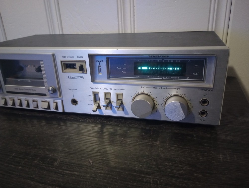 VTG Modular Component Systems MCS Series 683-3555 Stereo Cassette Deck Tested