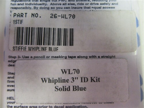STIFFIE WL70 SOLID BLUE IDENTIFICATION DECALS 26-WL70 MARINE BOAT