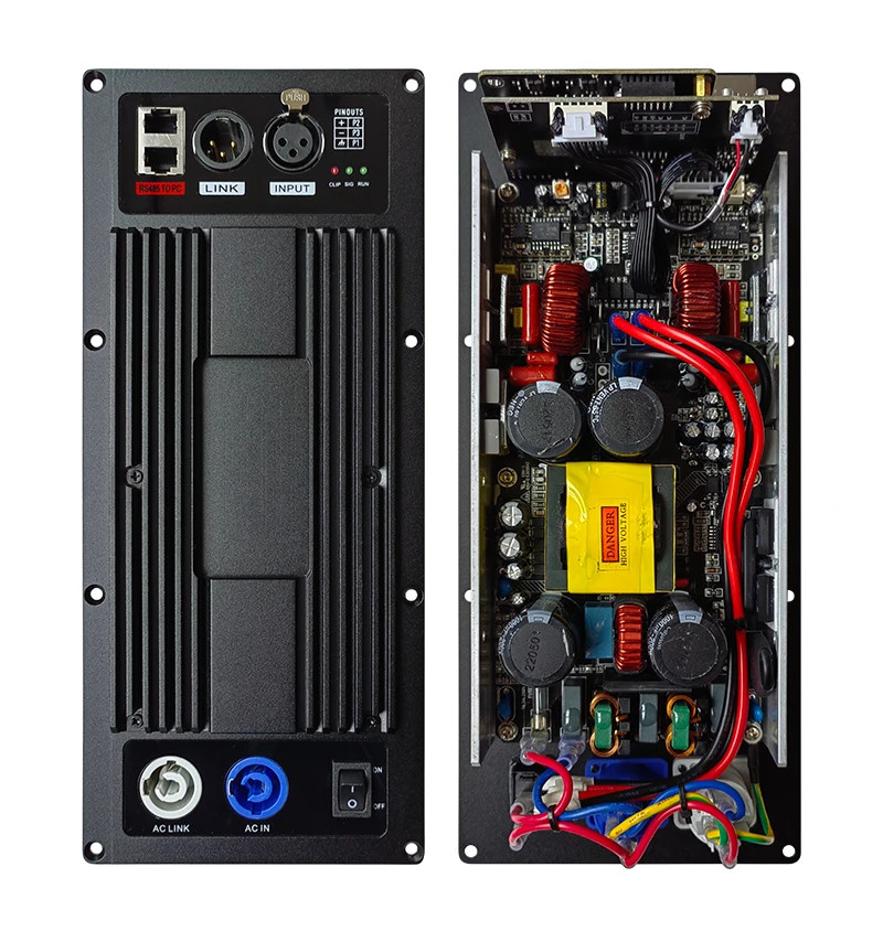 Digital Audio Sound 400W AMP ClassD 2Channel Power Line Array Active Amplifier