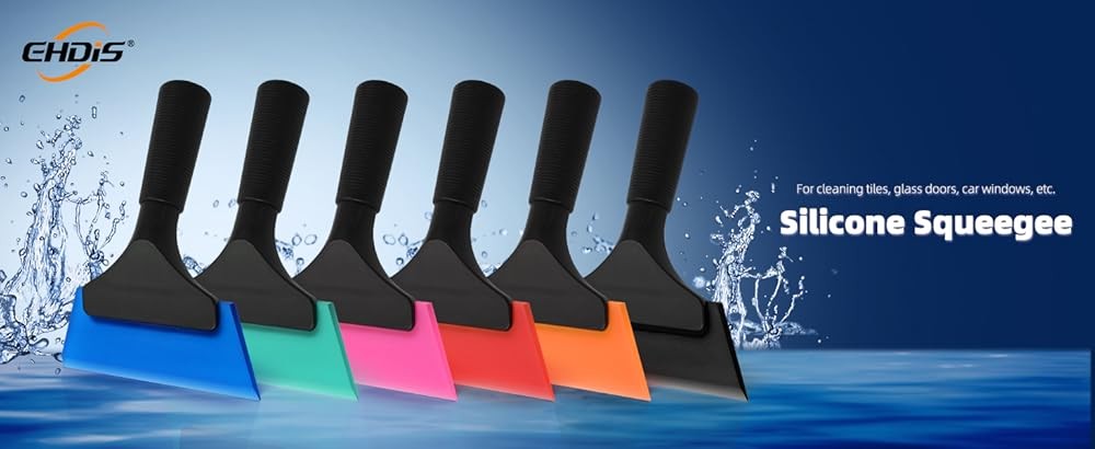 Small Squeee 5 inch Rubber Window Tint Windshield Scraper for Car,