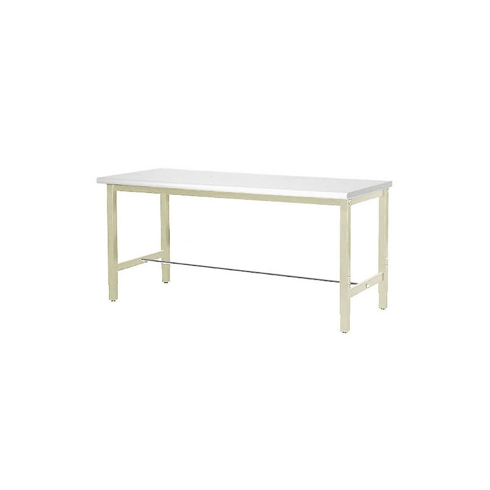 60"W x 24"D Adjustable Height Workbench 1-5/8" Thick Plastic Laminate Square