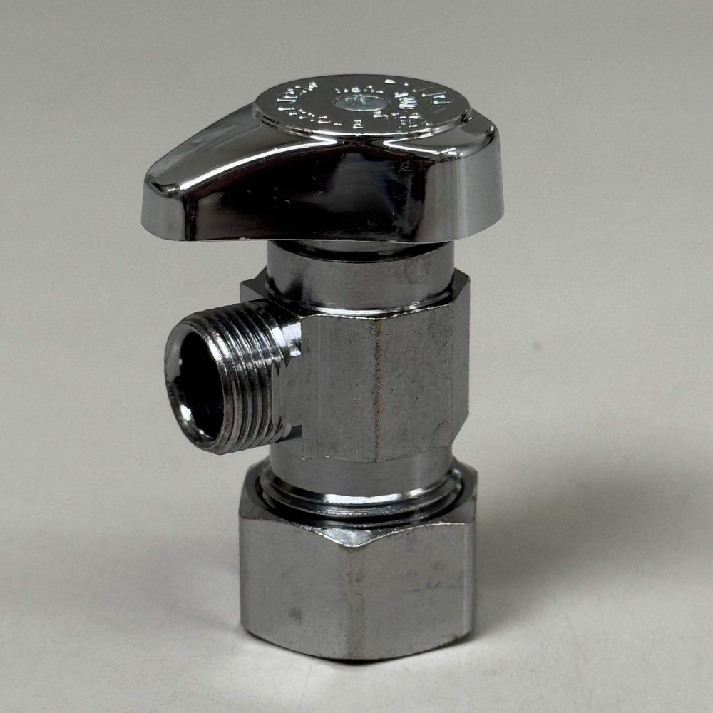 BRASS CRAFT (New) 1/2" Compr. Angle Stop Valve