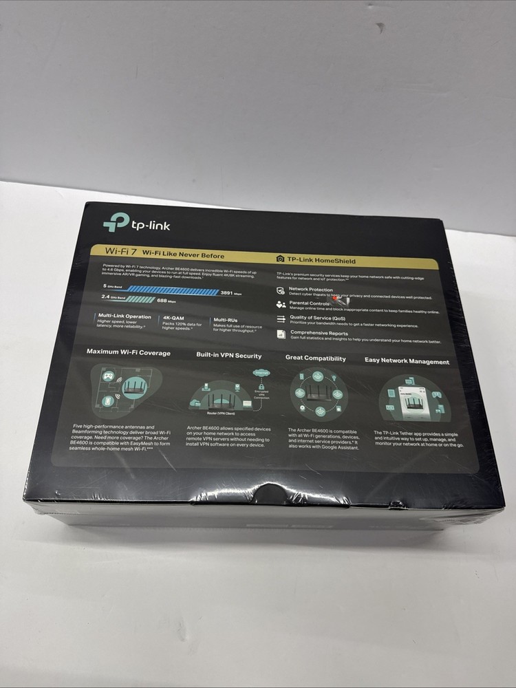 TP-Link BE4600 Archer Wi-Fi 7 Router