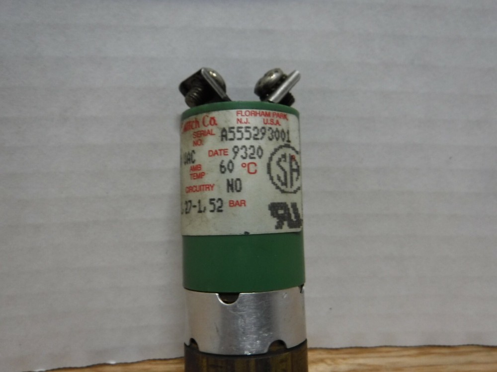 ASCO JB47A215A PRESSURE SWITCH