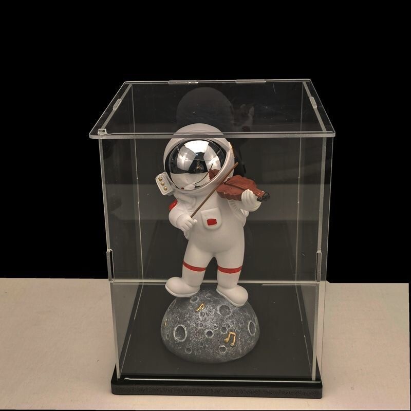 Front Open Acrylic Plastic Display Case Box Dustproof Self-Assembly Various Size