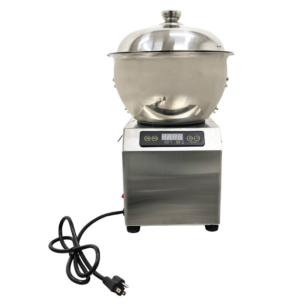 8KG Detachable Basin Type Dough Mixer Machine w/ Heating Function Timing Control