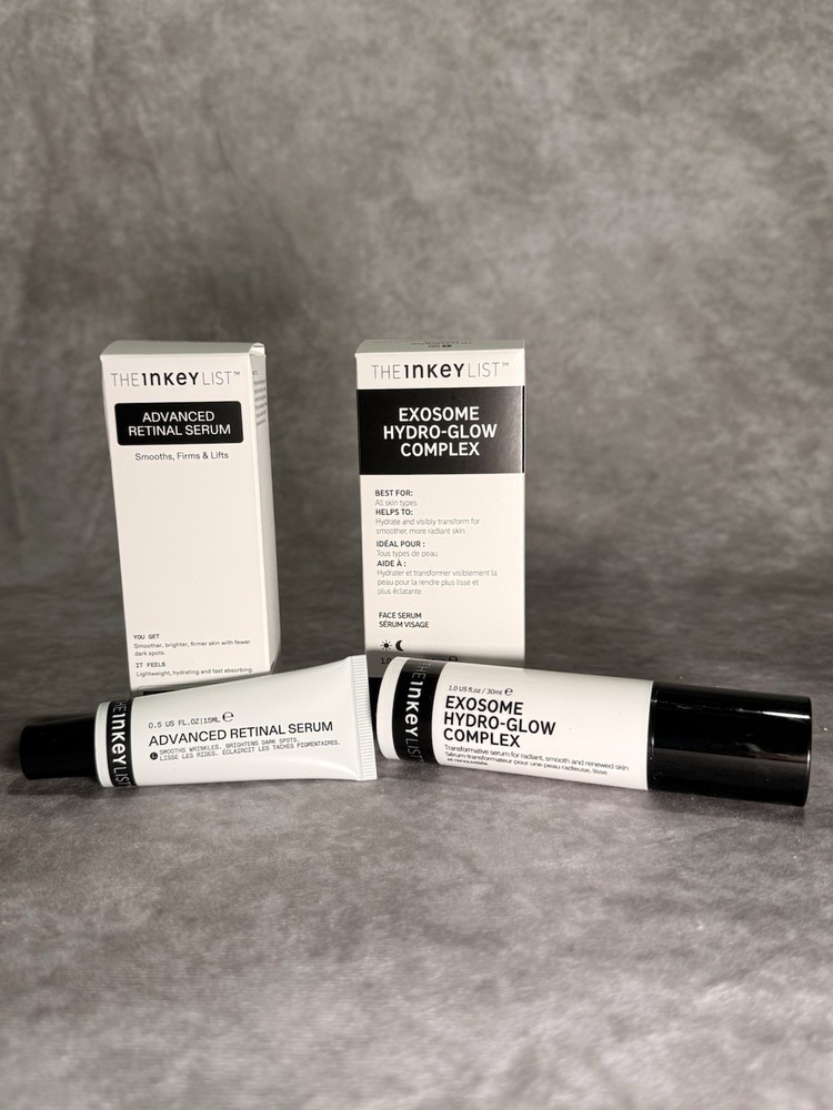 THE INKEY LIST Advanced Retinal Serum & Exosome Hydro-Glow Complex Set